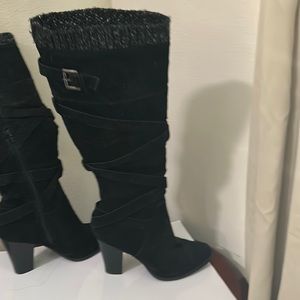 9.5 Aleema Knee High Suede Boots